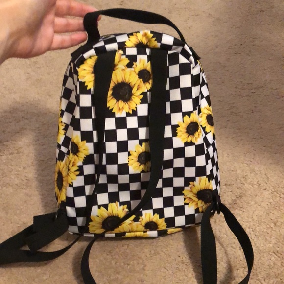 vans sunflower backpack uk